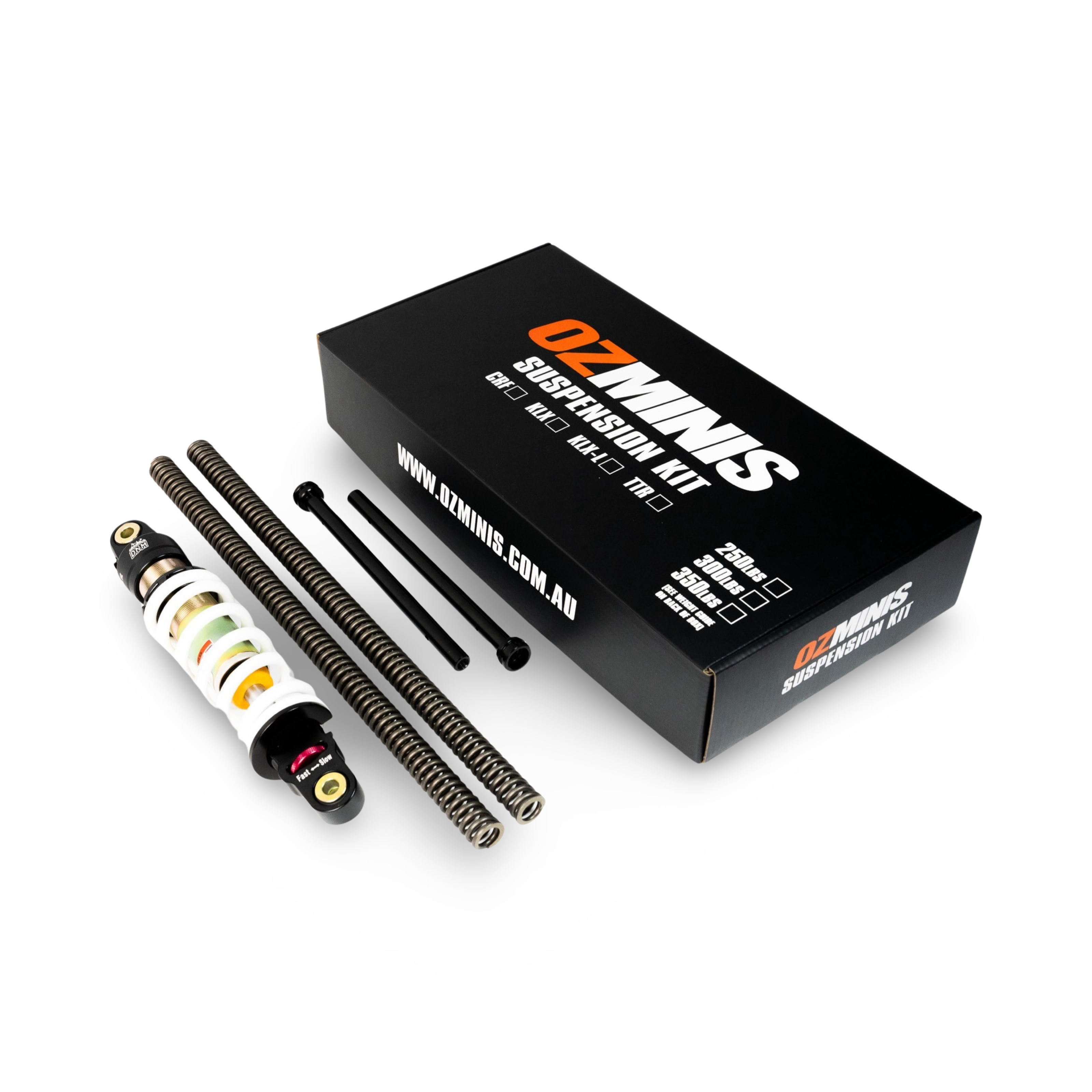 COMPLETE SUSPENSION KIT - KLX110L – Ozminis Motorsport