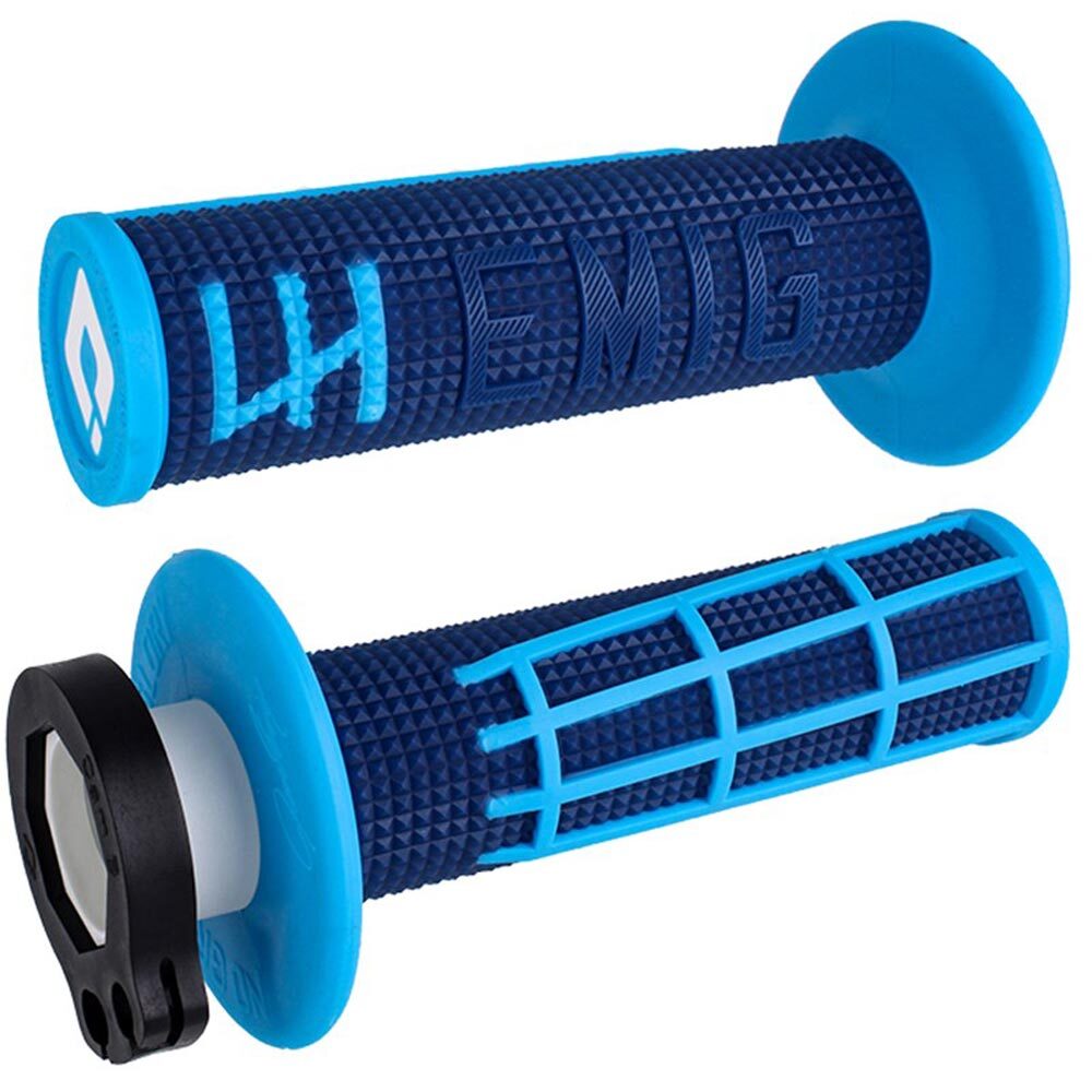 thumbnail image 2 of Odi V2 Half Waffle MX Lock-On Grips – Red – Fits Honda CRF110F 2019-2022 2 of 5