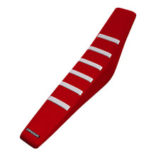 Load image into Gallery viewer, Honda CRF110F 19-25/CRF125F 19-25 WHITE/RED/RED Gripper Ribbed Seat Cover