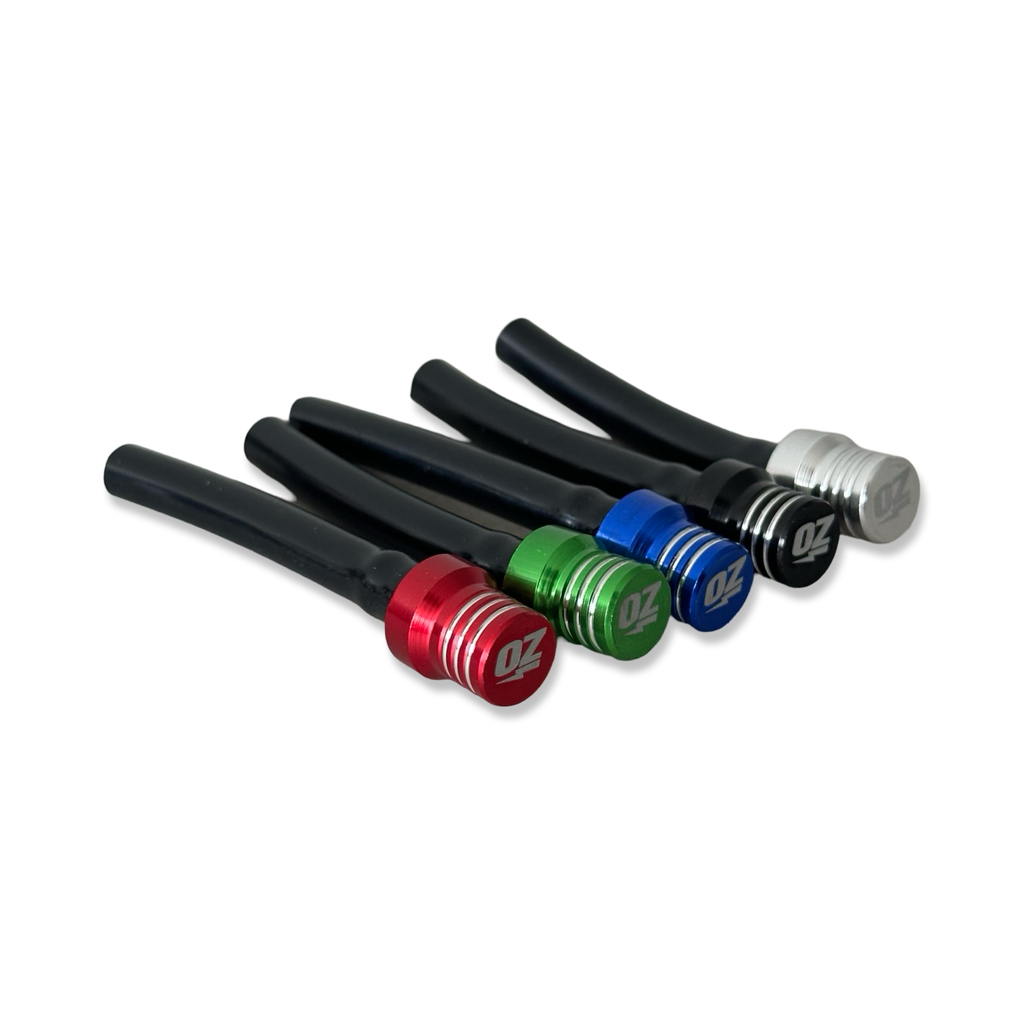 BILLIET ANODISED VENT CAP WITH HOSE / FUEL BREATHER