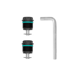 CRF110F Black Adjustable Preload Fork Caps - TB Parts