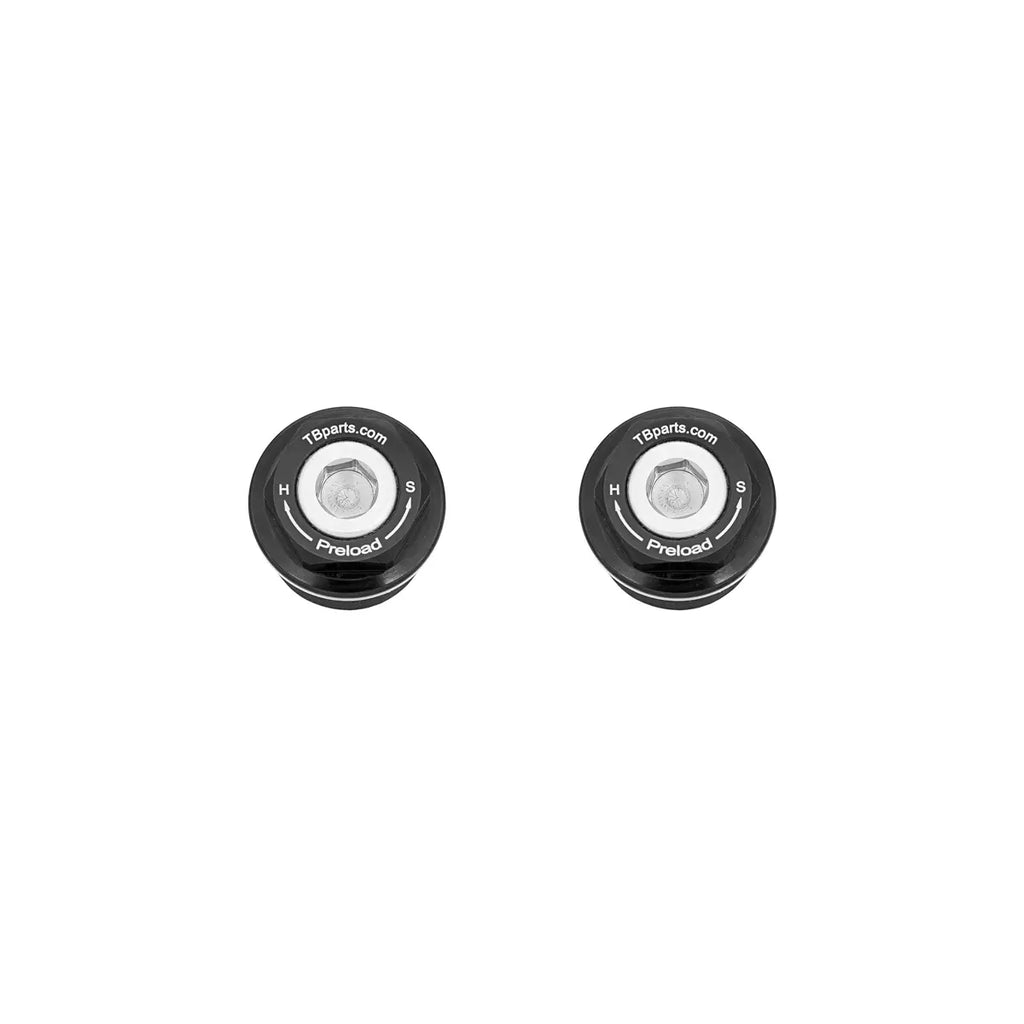CRF110F Black Adjustable Preload Fork Caps - TB Parts