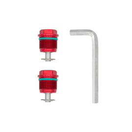 CRF110F Red Adjustable Preload Fork Caps - TB Parts