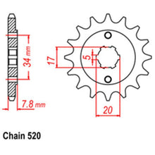 Load image into Gallery viewer, Honda CRF150F/230F Front Sprocket - RK