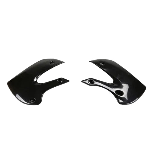 KAWASAKI KLX110 01-09 FRONT SHROUDS BLACK - UFO