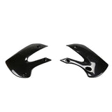 KAWASAKI KLX110 01-09 FRONT SHROUDS BLACK - UFO