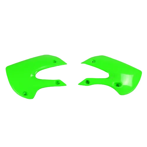 KAWASAKI KLX110 01-09 FRONT SHROUDS GREEN - UFO