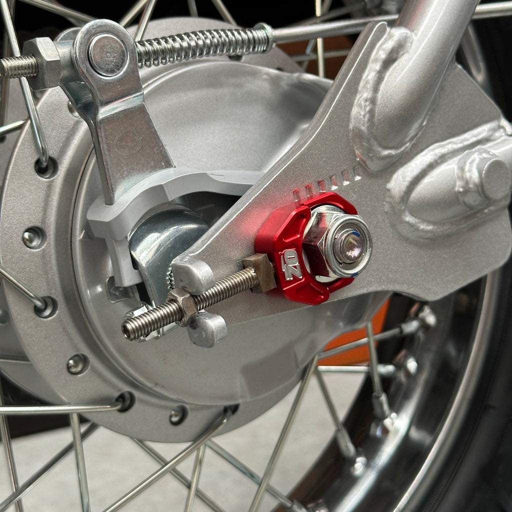 CRF110/KLX110 BILLET CHAIN ADJUSTERS - OZMINIS