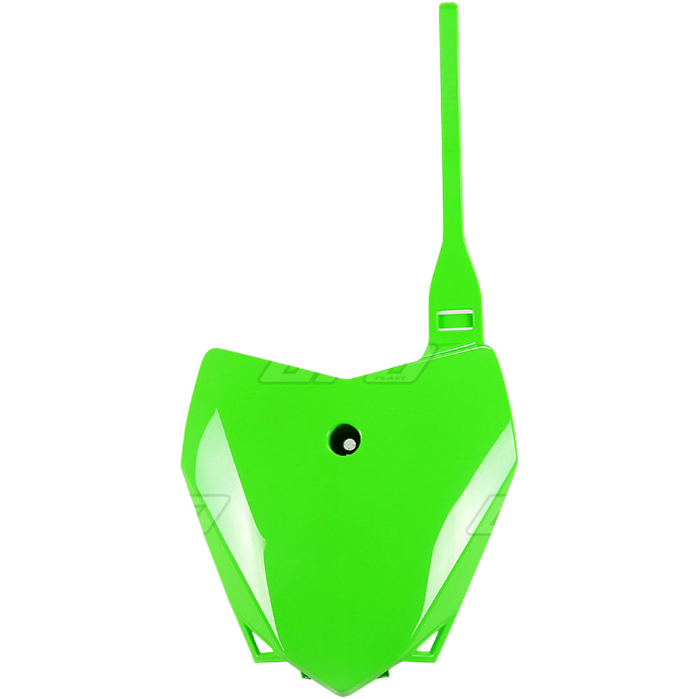 Kawasaki KLX110/L 2010+ Front Number Plate - UFO - Green
