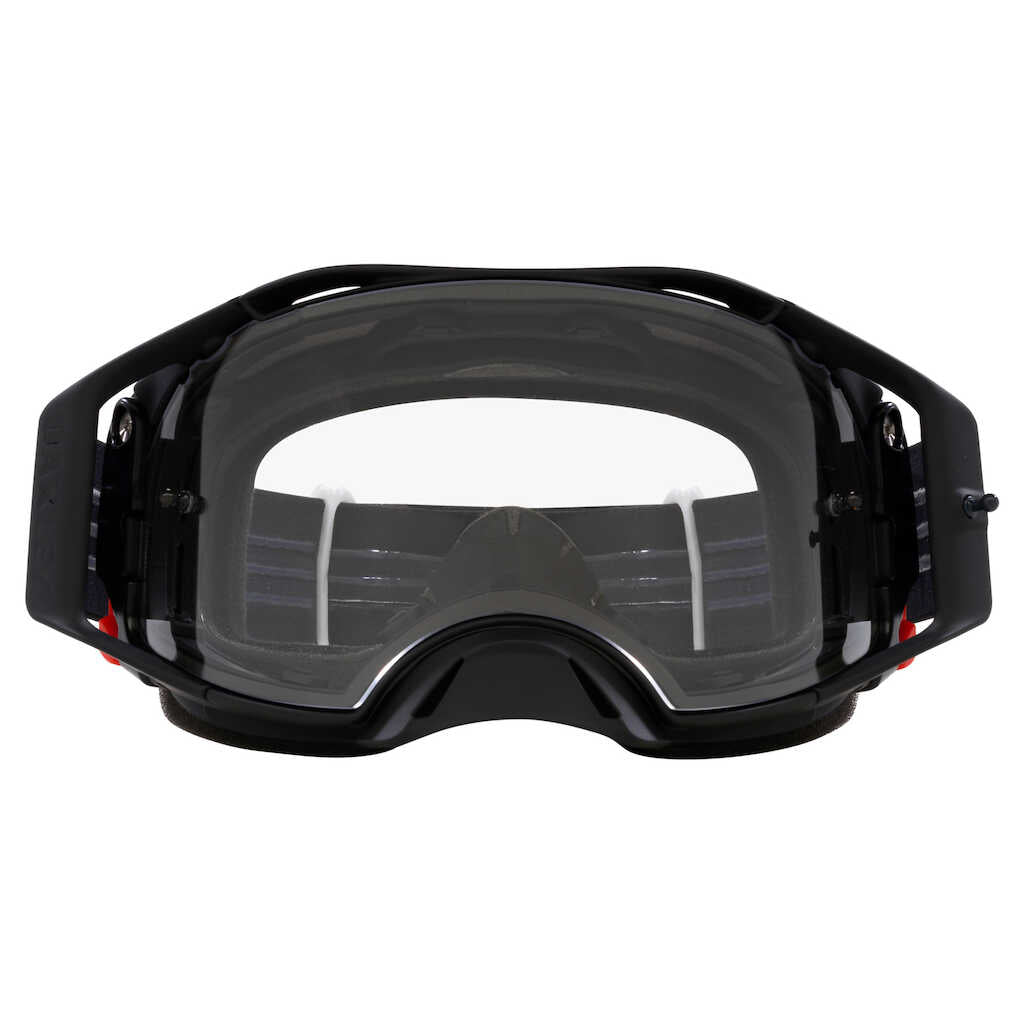 Oakley - Airbrake - Black White - Clear Lens