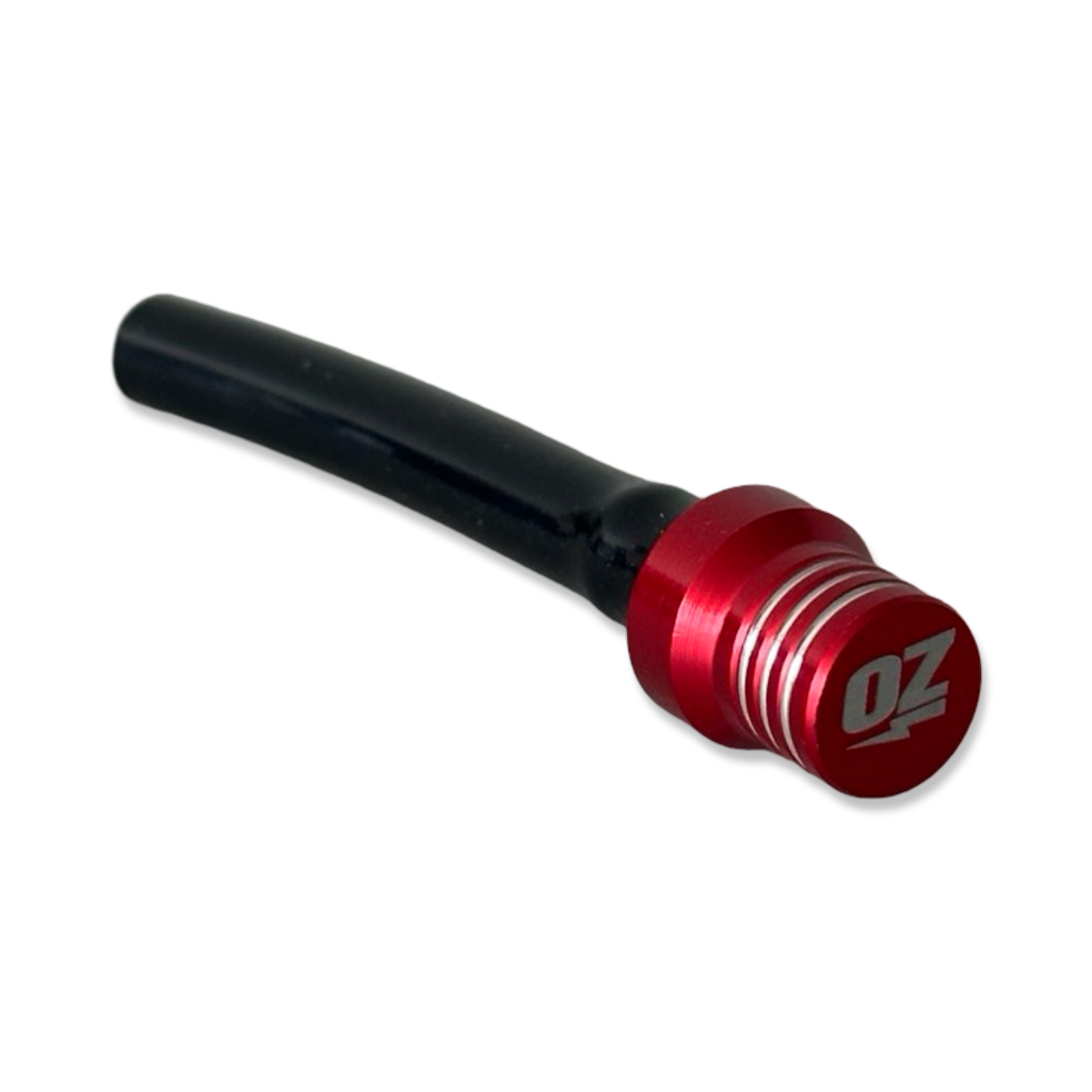 BILLIET ANODISED VENT CAP WITH HOSE / FUEL BREATHER