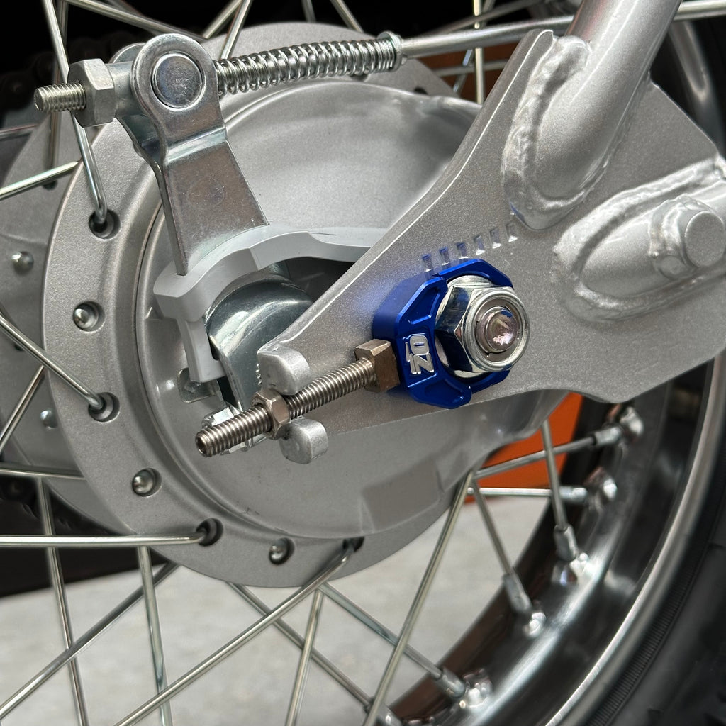 CRF110/KLX110 BILLET CHAIN ADJUSTERS - OZMINIS