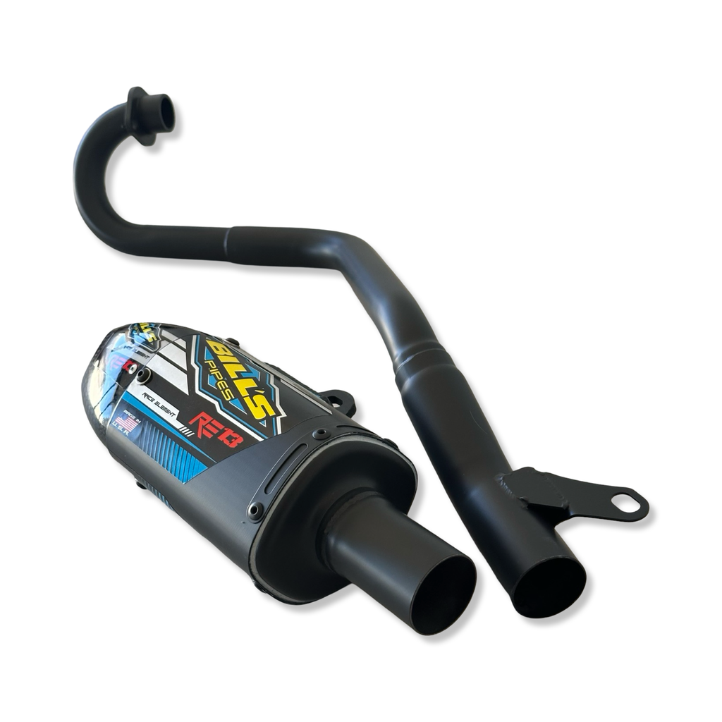 BILLS PIPES RE-13 FULL SYSTEM *BLACKED OUT* - CRF110 2019+