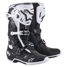 Load image into Gallery viewer, ALPINESTARS 2024 TECH 10 BLACK/WHITE BOOTS