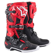 Load image into Gallery viewer, ALPINESTARS 2024 TECH 10 RED/BLACK BOOTS