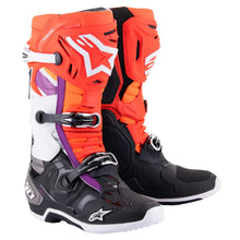Load image into Gallery viewer, ALPINESTARS 2024 TECH 10 BLACK/RED/ORANGE BOOTS