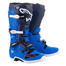 Load image into Gallery viewer, ALPINESTARS TECH 7 ALPINE BLUE/NIGHT NAVY/BRIGHT RED BOOTS