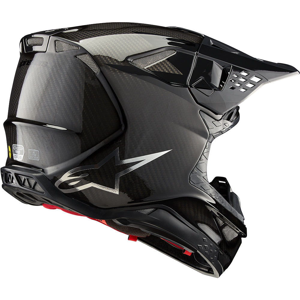 ALPINESTARS 2024 SUPERTECH S-M10 FAME BLACK CARBON HELMET