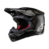 ALPINESTARS 2024 SUPERTECH S-M10 FAME BLACK CARBON HELMET