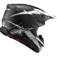 ALPINESTARS 2024 SUPERTECH S-M10 AMPRESS MATTE BLACK/WHITE HELMET