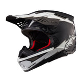ALPINESTARS 2024 SUPERTECH S-M10 AMPRESS MATTE BLACK/WHITE HELMET