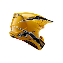 Load image into Gallery viewer, ALPINESTARS 2024 SUPERTECH S-M10 AMPRESS BLACK/YELLOW HELMET