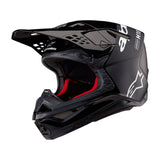 ALPINESTARS 2024 SUPERTECH S-M10 FLOOD BLACK/GREY HELMET