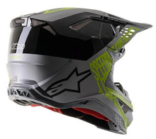 Load image into Gallery viewer, ALPINESTARS SUPERTECH S-M8 TRIPLE SILVER/BLACK/YELLOW HELMET