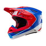 ALPINESTARS SUPERTECH S-M10 AEON BRIGHT RED/BLUE HELMET