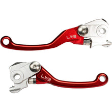 Load image into Gallery viewer, Honda CRF150F/230F/250F LX-3 Flex Lever Set - Axiom - Red