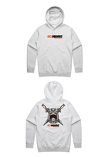 Load image into Gallery viewer, OZMINIS MARKER WHITE/GREY MARLE HOODIE