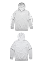 Load image into Gallery viewer, OZMINIS FACTORY WHITE/GREY MARLE HOODIE