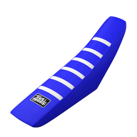TTR110 THRILL SEEKERS RIBBED SEAT COVER - BLUE/WHITE
