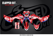 Load image into Gallery viewer, CRF110F 2019+ Graphics Kit | CLAPPED OUT - Red/White/Blue