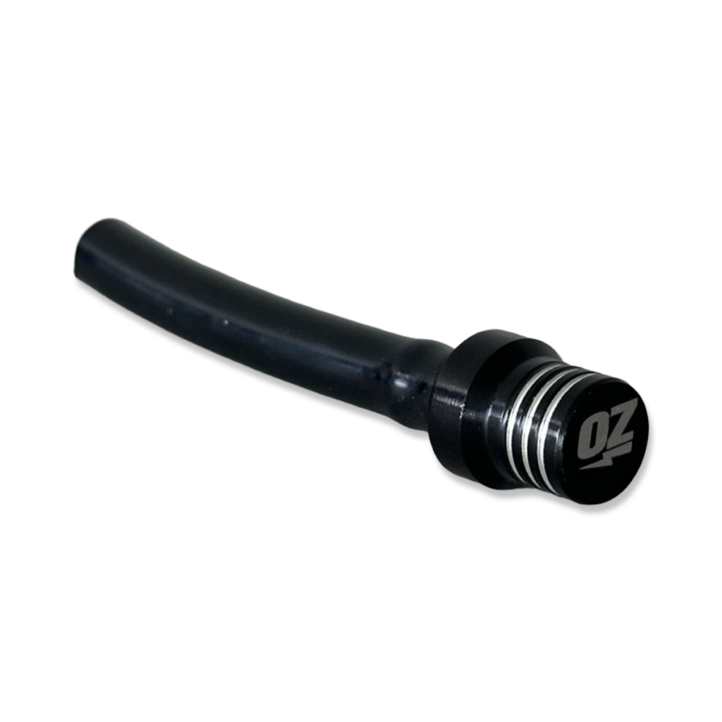 BILLIET ANODISED VENT CAP WITH HOSE / FUEL BREATHER