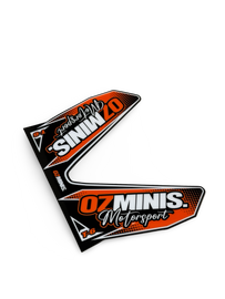 OZMINIS PRO CIRCUIT T-6 EXHAUST STICKER (GLOSS)