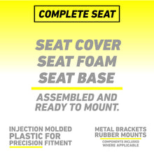 Load image into Gallery viewer, CRF110/125F 2019+ Black W/Red Ribs Tall Seat Assembly - Strike Seats