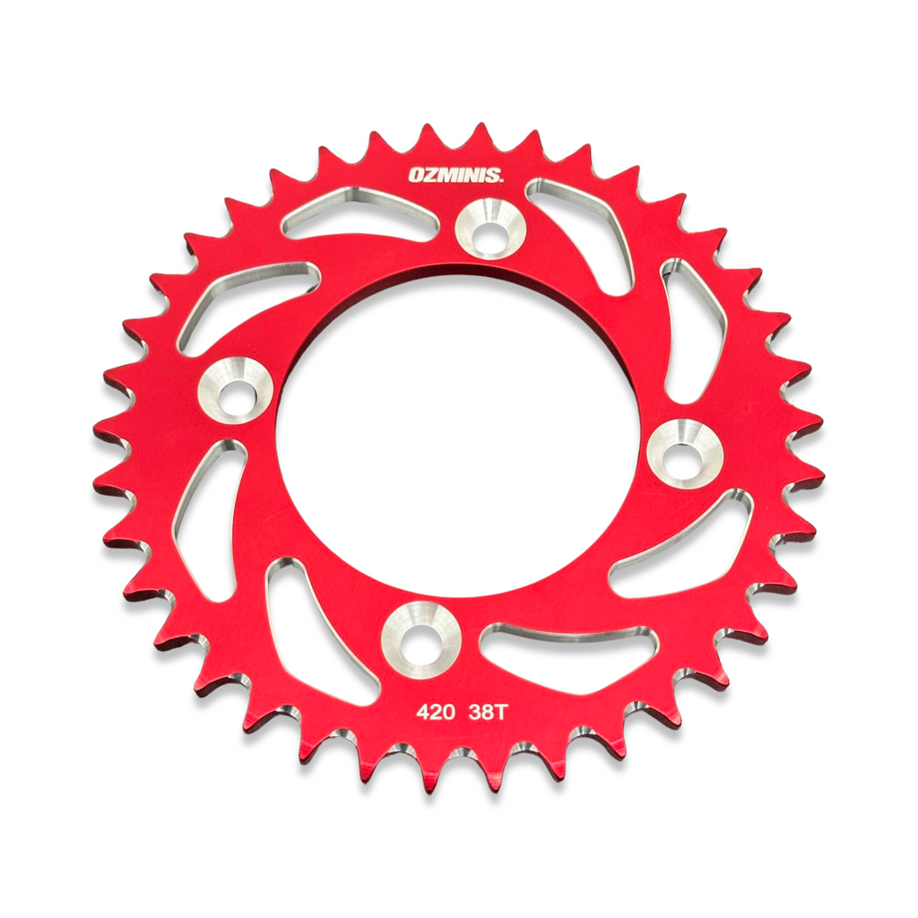 OZMINIS CRF110F “SPIRAL” REAR SPROCKET - 38t