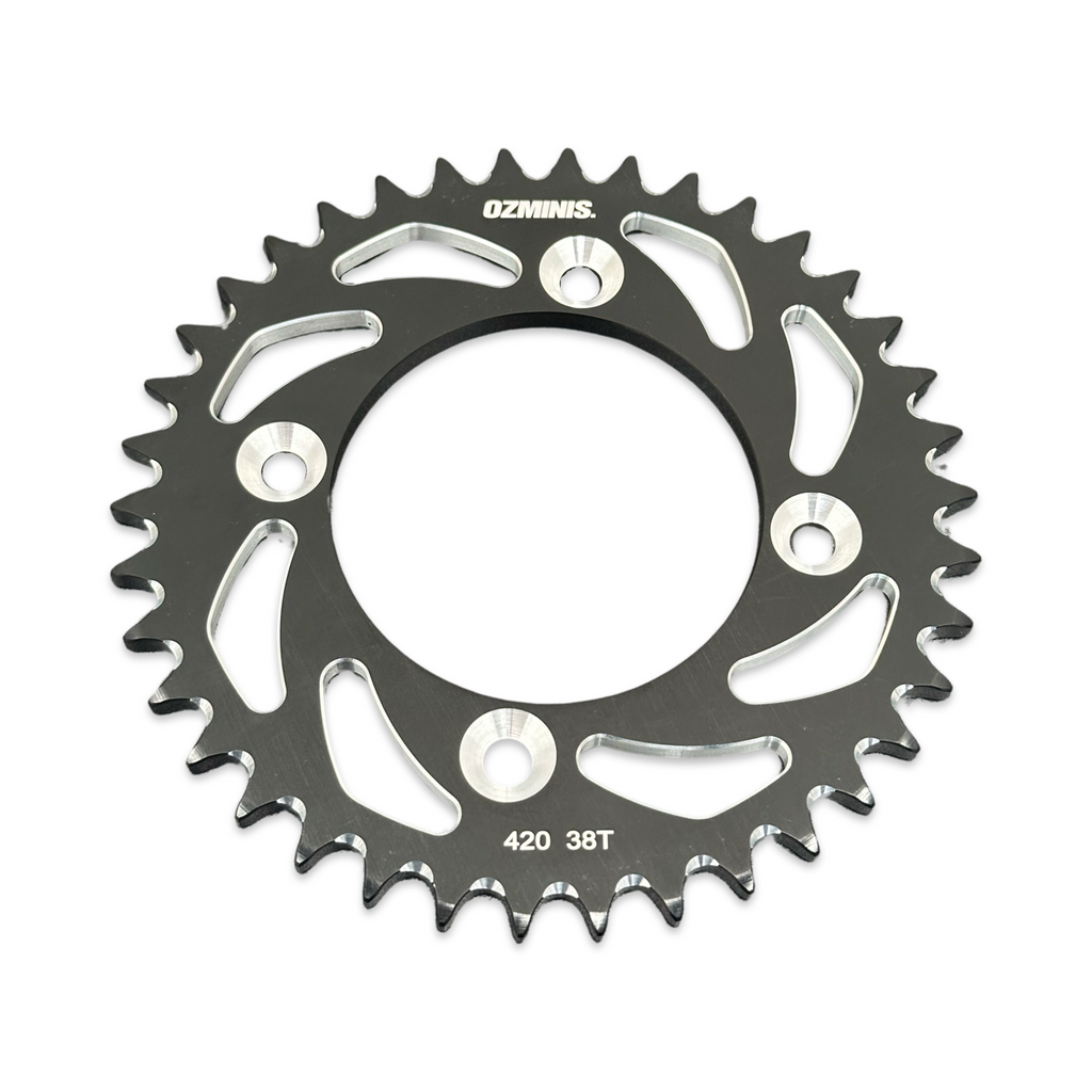 OZMINIS CRF110F “SPIRAL” REAR SPROCKET - 38t