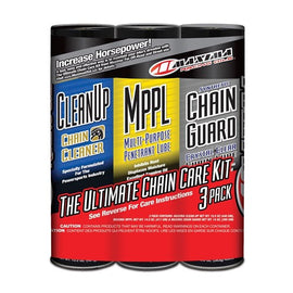 MAXIMA SYNTHETIC CHAIN GUARD COMBO KIT SPRAY 3-PACK