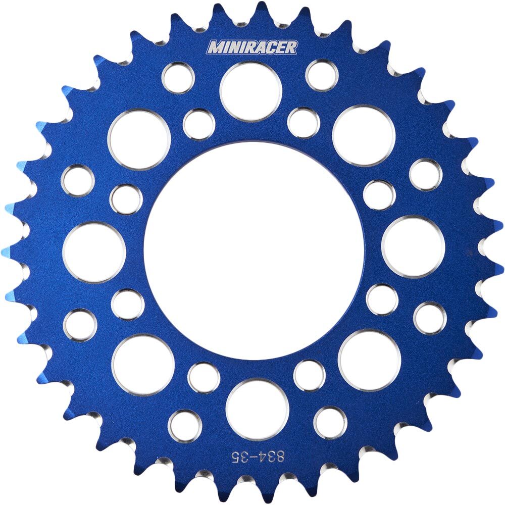 MiniRacer Honda TTR110 Factory Series Blue Rear Sprocket