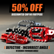 Load image into Gallery viewer, *DEFECTIVE* OZMINIS DIRECT FIT FOOTPEGS - CRF110/125 + CRF50