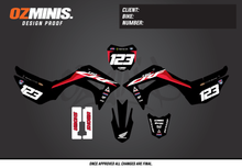 Load image into Gallery viewer, CRF110 - HRC BLACK GRAPHICS KIT