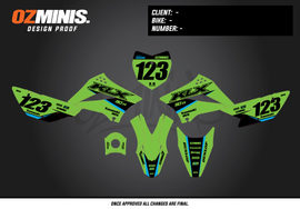 KLX110 - FLOW GRAPHICS KIT
