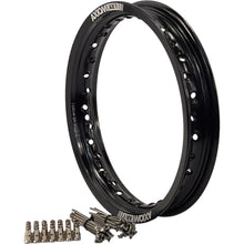Load image into Gallery viewer, Suzuki DRZ110 14" Front Rim &amp; Spoke Kit - Axiom - Black