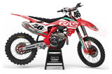 GASGAS LEAD RED/WHITE GRAPHICS KIT