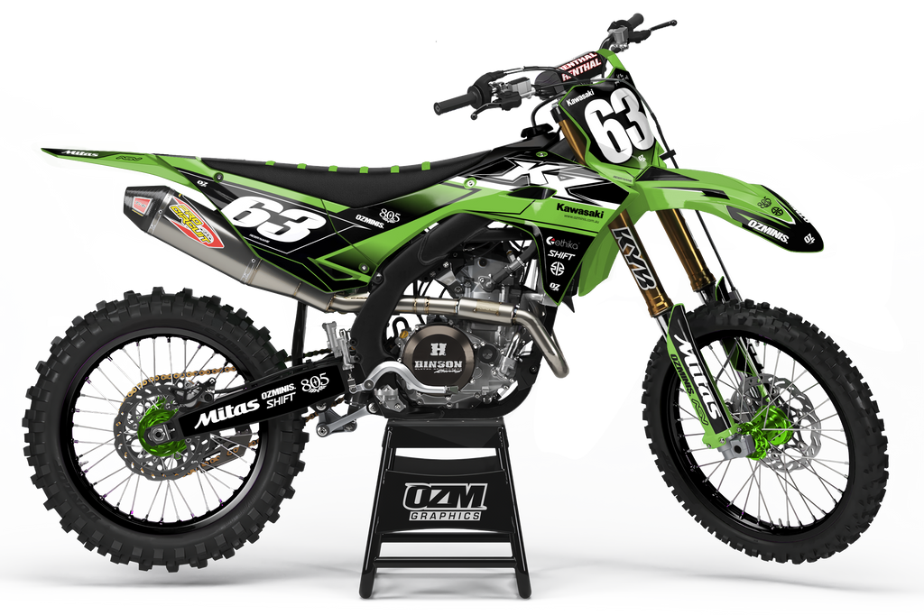 KAWASAKI FADE GRAPHICS KIT