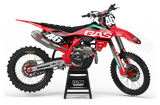 GASGAS LEAD RED/BLACK GRAPHICS KIT