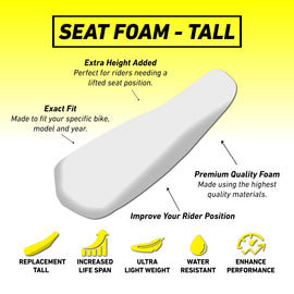 STRIKE SEATS - CRF110F/125F 2019+ TALL SEAT FOAM