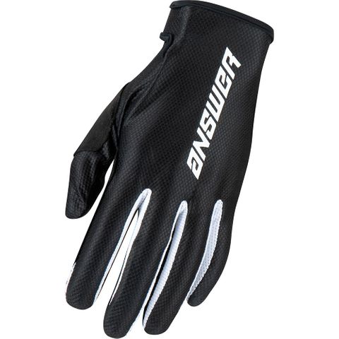 ANSWER 2023 GLOVE ASCENT BLACK/WHITE